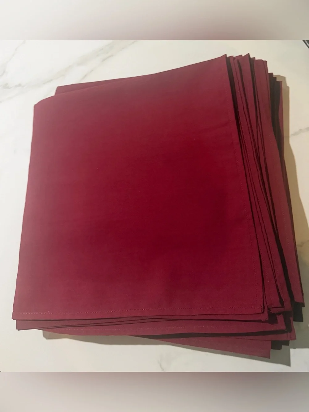 #5 Carousel Artex Burgundy Tablecloth square 71 X 71